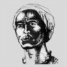 Nanny of the Maroons. one of the black resistance leaders in Jamaica from 1725-1740