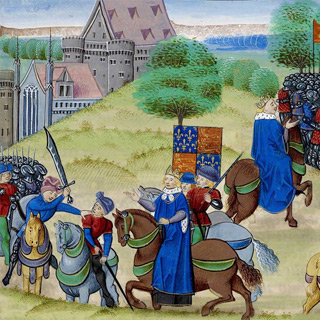 The killing of Wat Tyler by a servant of the king 1381